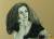 Julia Roberts, peinture à l'huile et fond acrylique sur toile